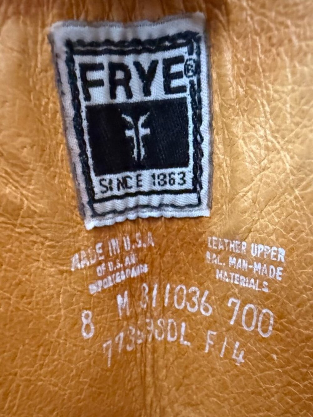 FRYE Campus Stitching Horse Boots, size 8 - Picture 7 of 7